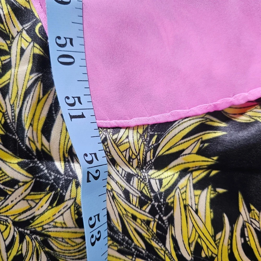 4pc Scarf Lot Silky Travel Print Planes Trains Tropical Paisley Floral Y2K Retro